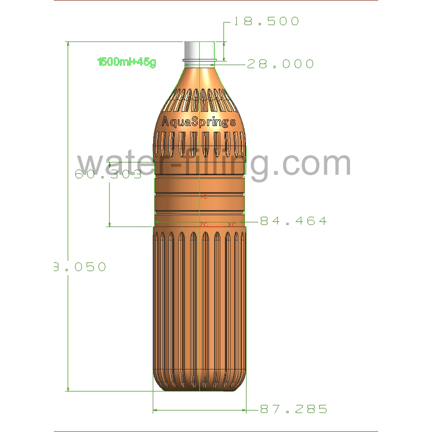 aquasprings bottle water bottle design by neptune machine