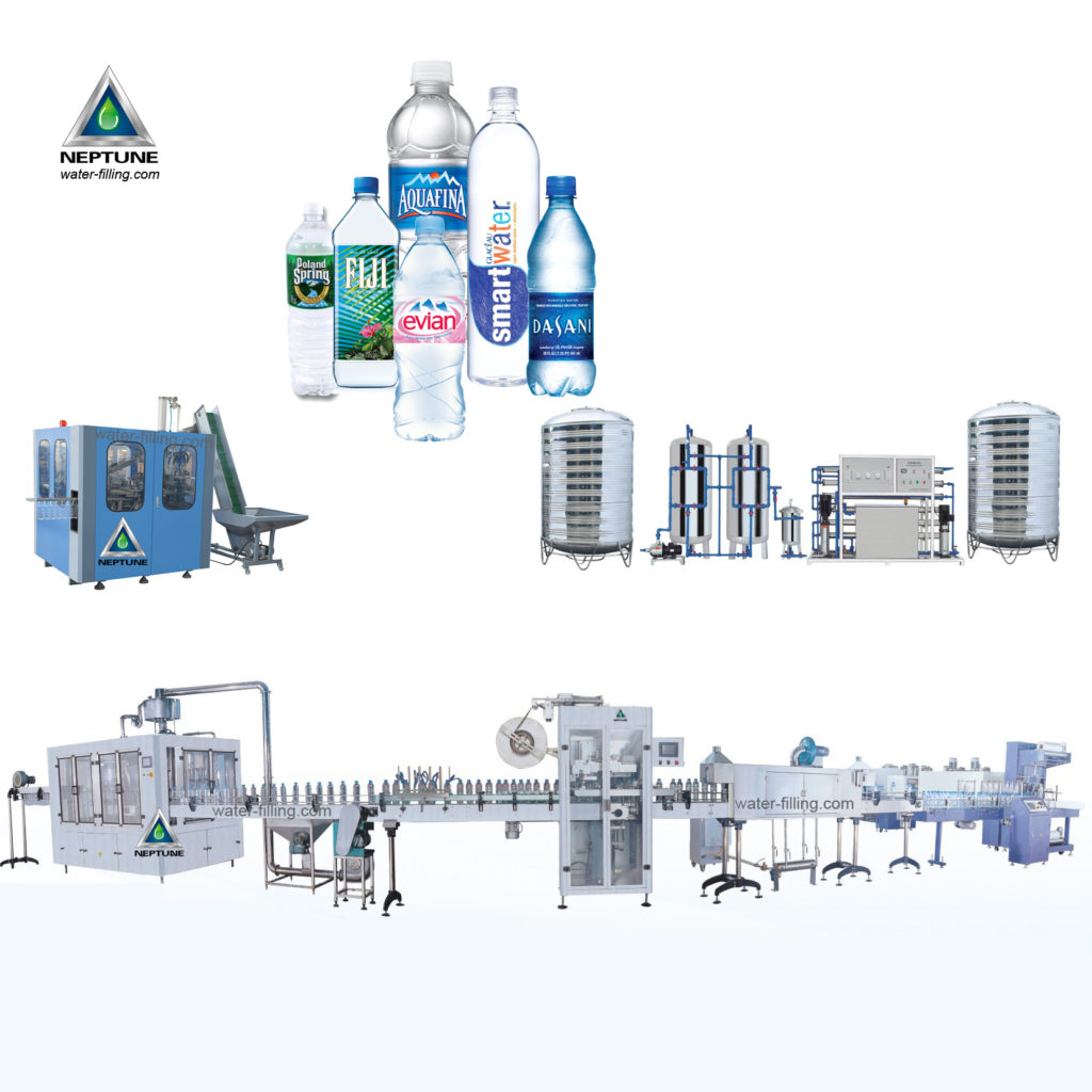 4000BPH AUTOMATIC SMALL BOTTLE WATER BOTTLING PLANT pure mineral water