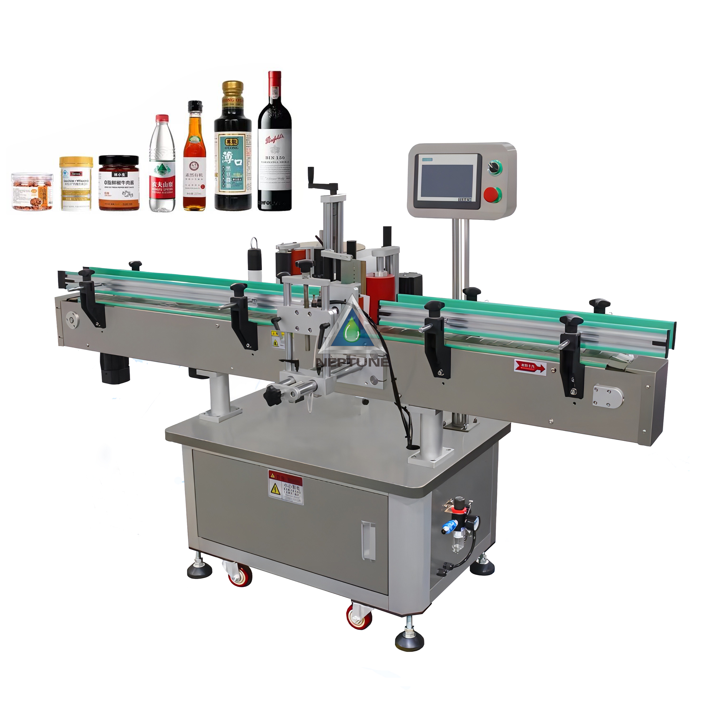 Self adhesive bottle Water labeling machine NEPTUNE