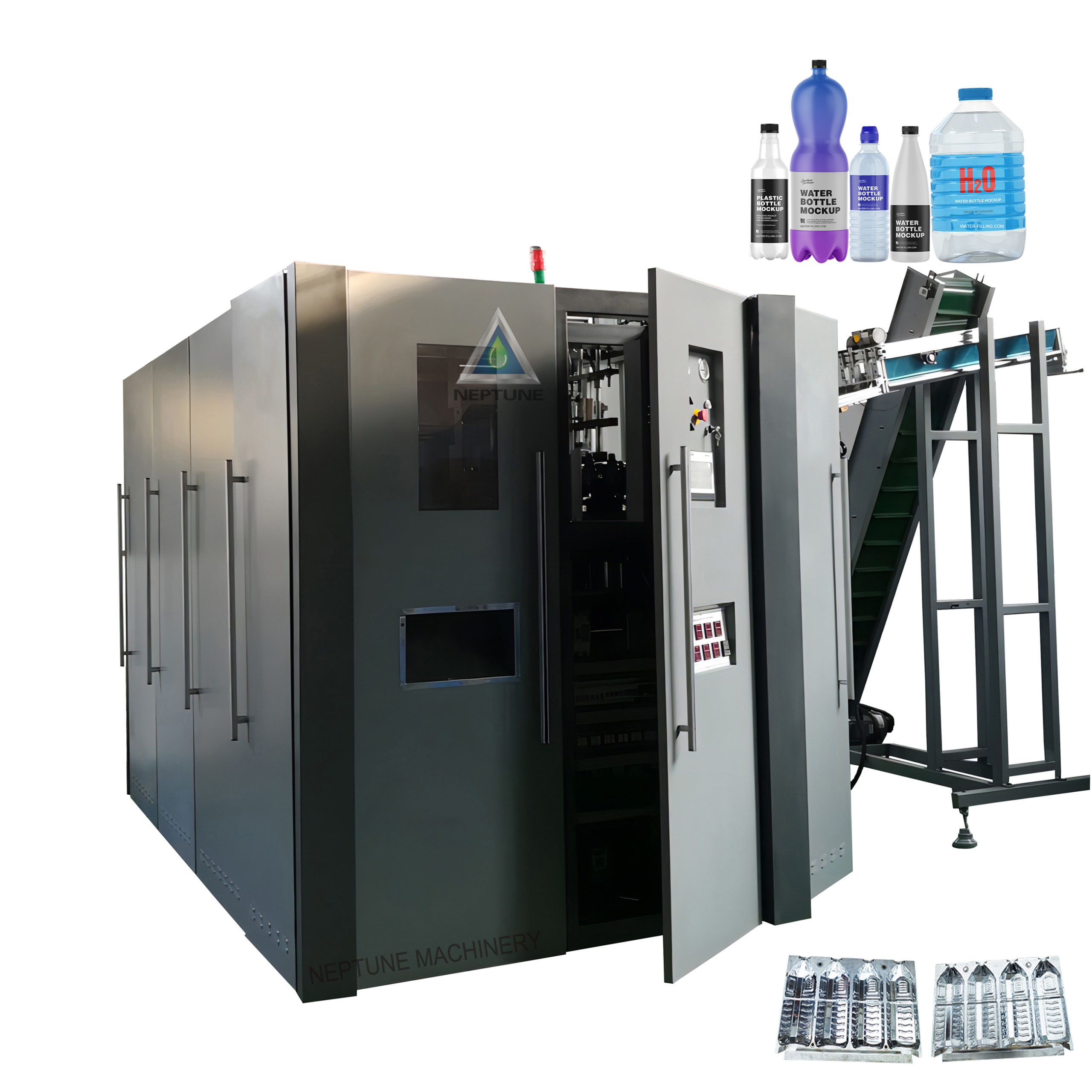 bottle blow molding machine AUTOMATIC scaled