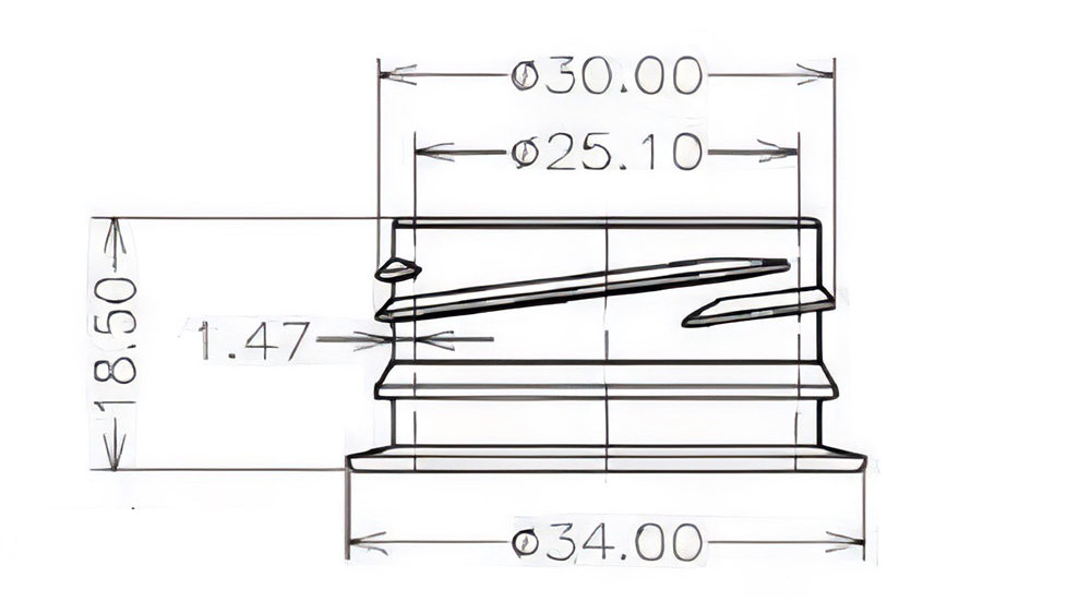 30mm PCO3025 pet preform for water bottle