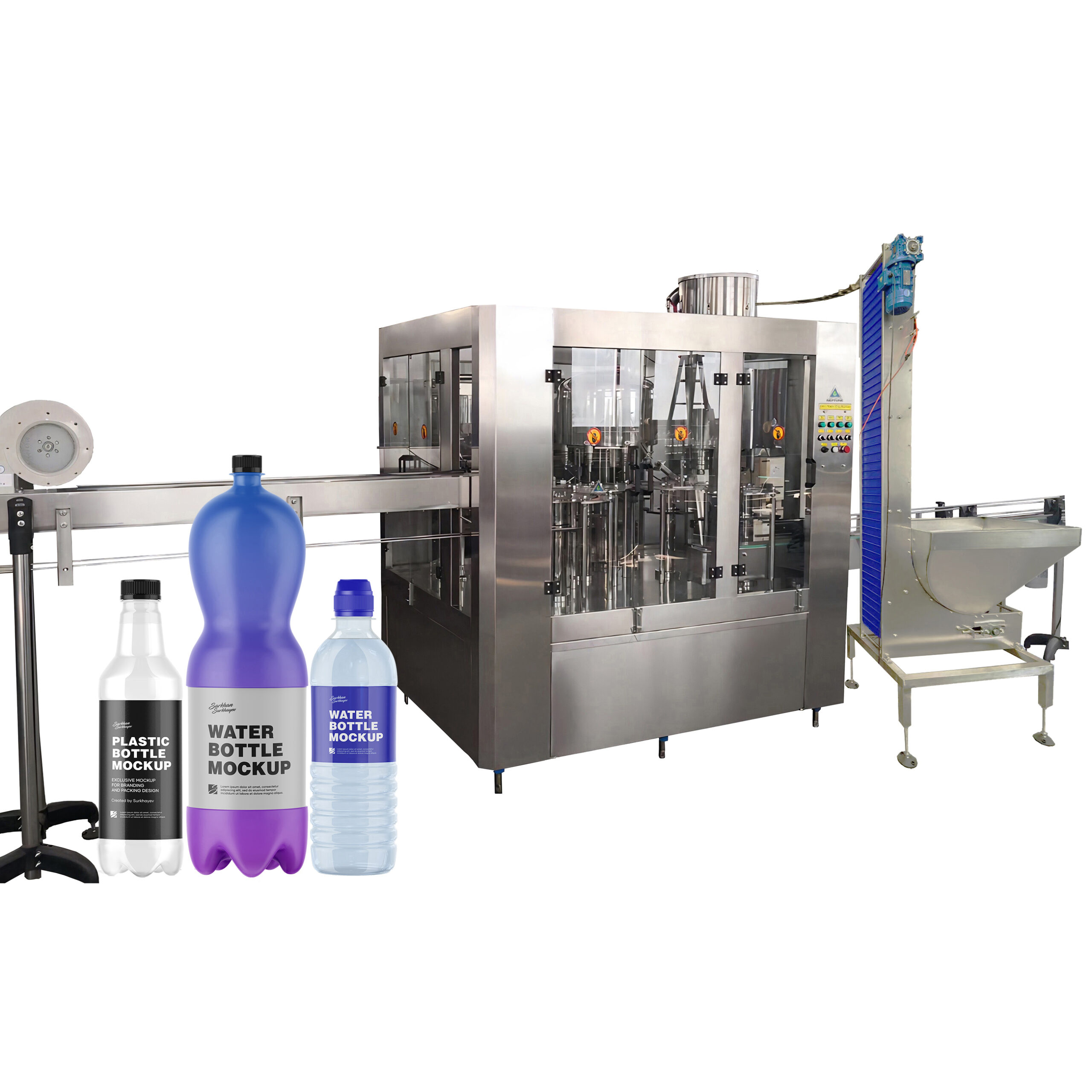Water Bottling Machine 2 883 water bottling machine with auto cap loading machine 1 scaled